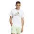 T-shirt bianca da uomo con logo camouflage adidas Badge of Sport, Abbigliamento Sport, SKU a722000411, Immagine 0